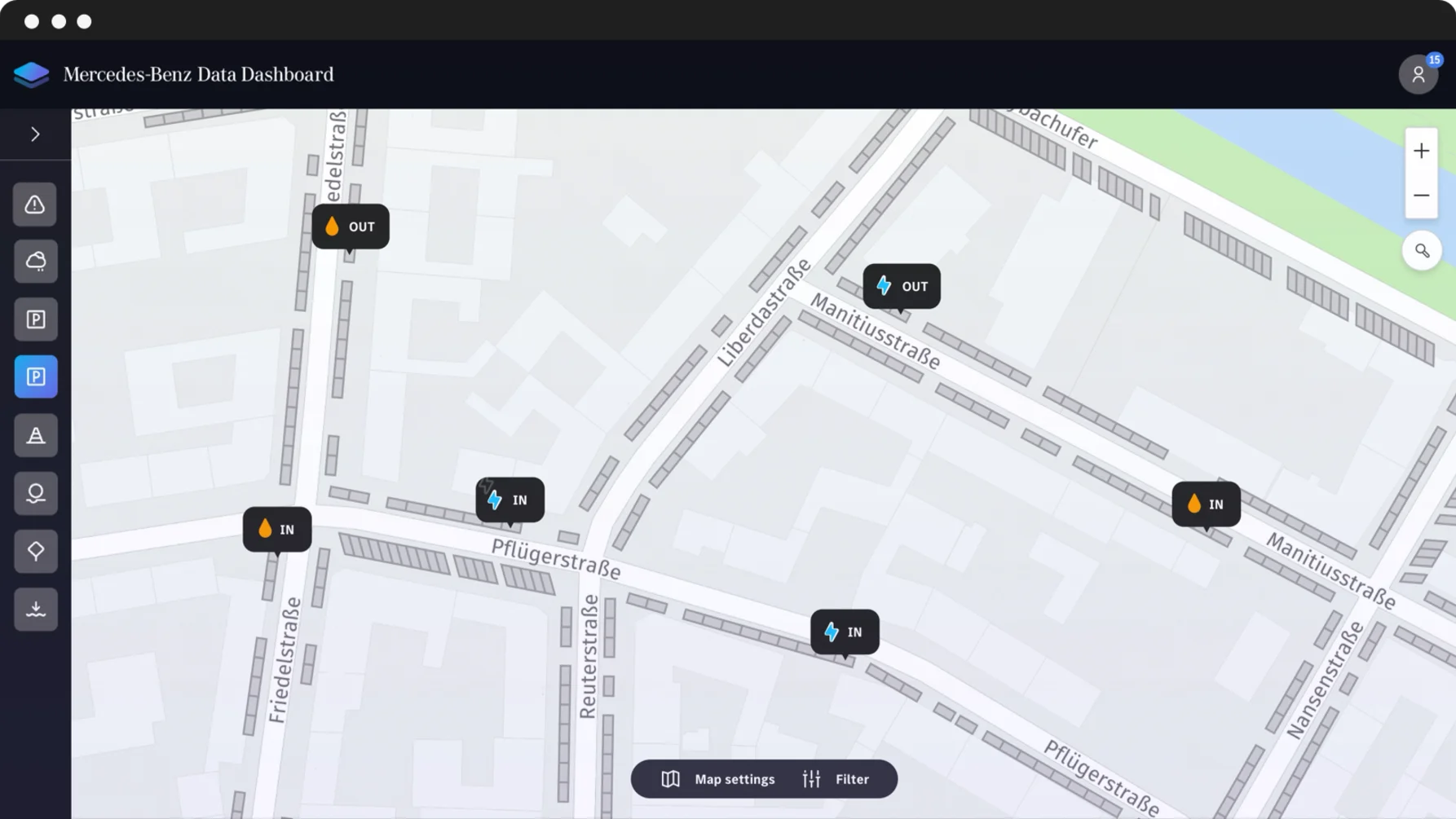 Park-in and park-out data is going to be more insightful with the additional package about the electric vehicle or Internal Combustion Engine vehicle flag.